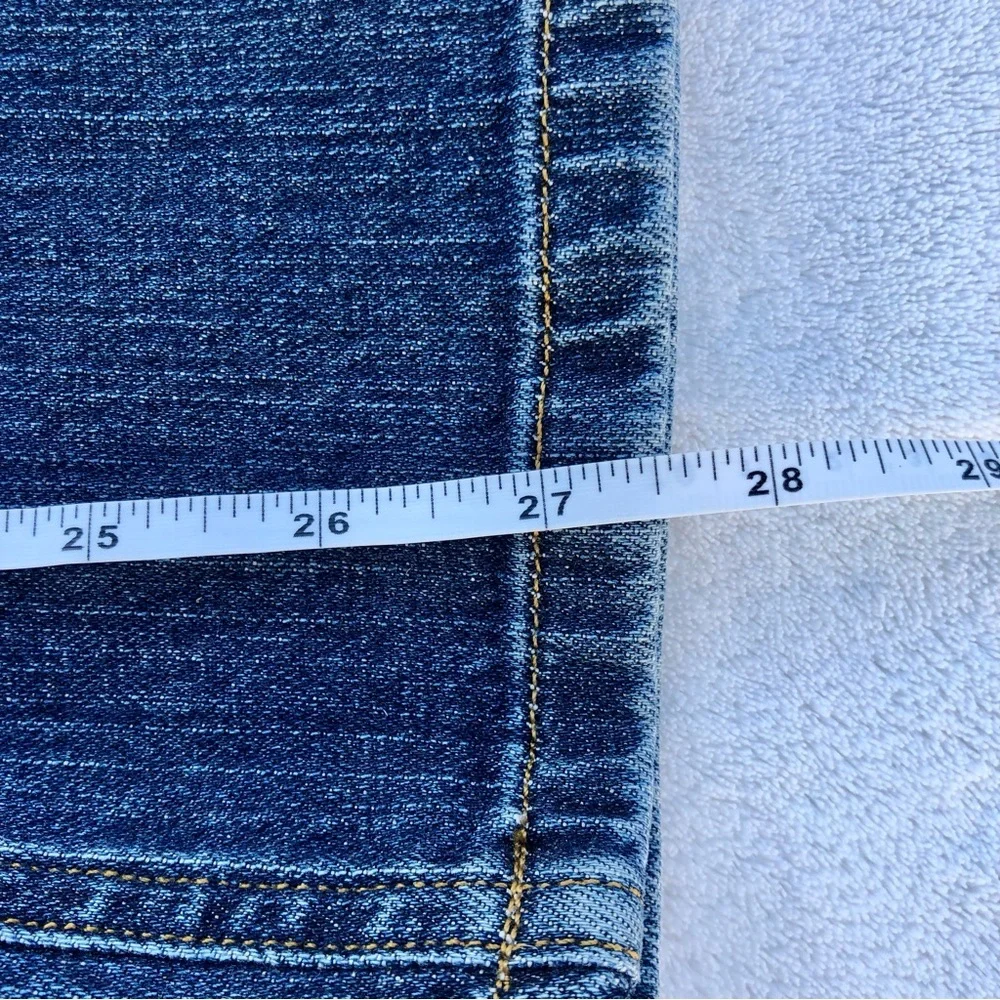 Jones New York Sport Petite Jeans Plus Size 8P Velvet Ribbon Trim Cotton - Picture 9 of 10